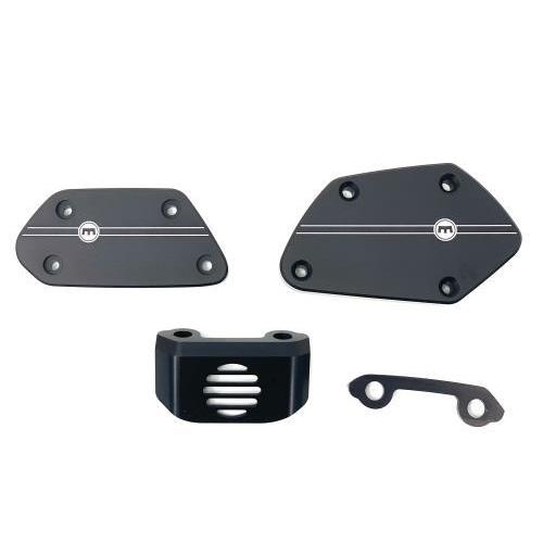 Magura - CNC Reservoir Cover Kit, Black, For BMW Models