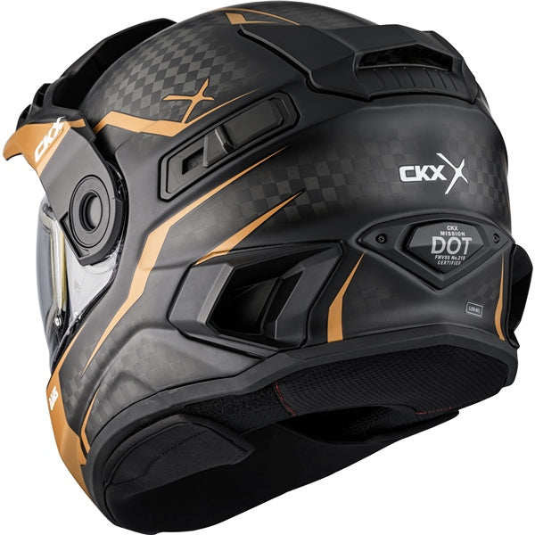 CKX - Mission AMS Full Face Helmet - Carbon Fiber