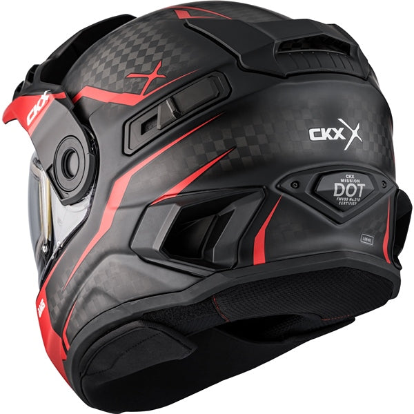 CKX - Mission AMS Full Face Helmet - Carbon Fiber