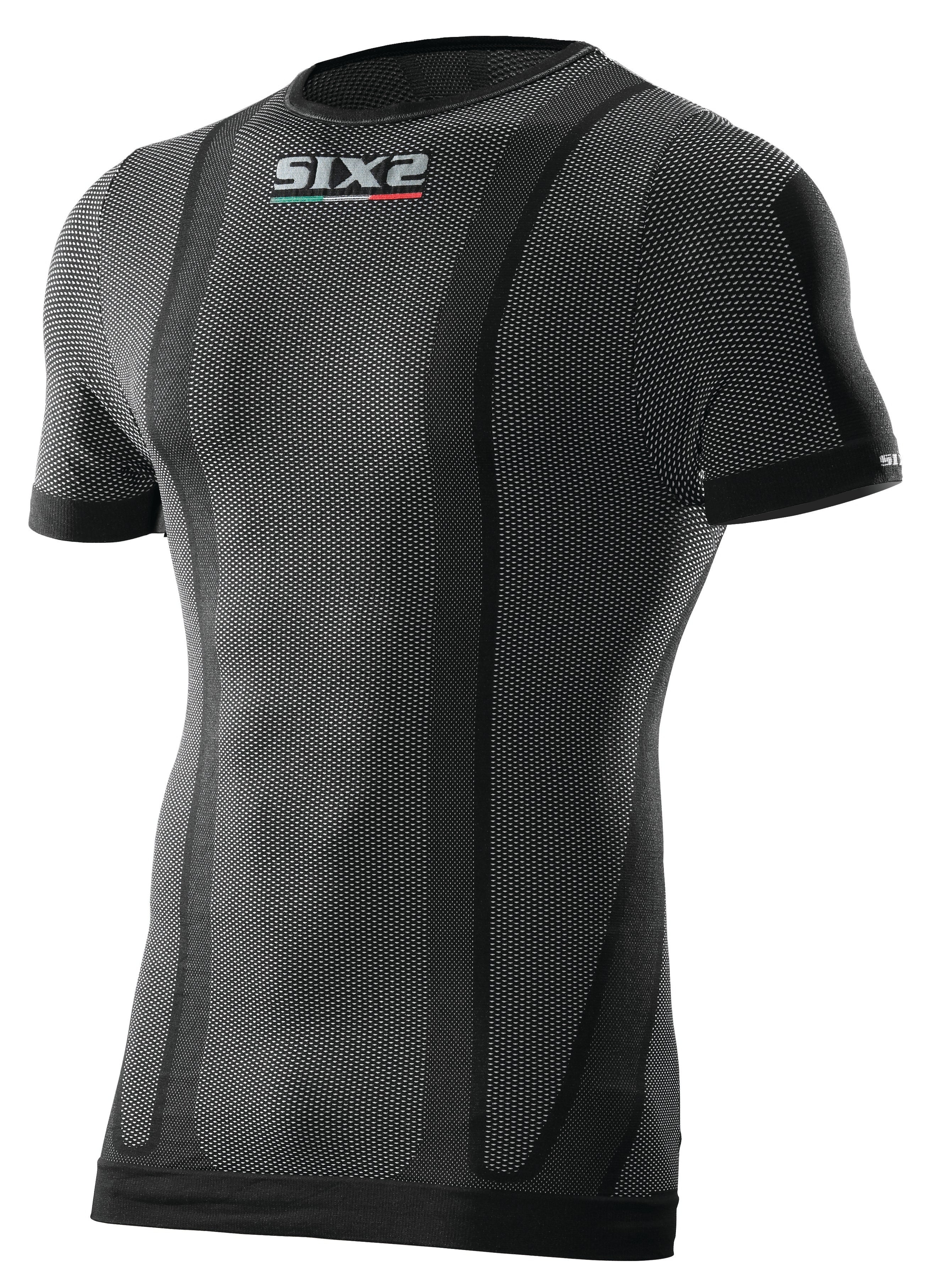 Sixs - TS1L Short Sleeve Round Neck Jersey Carbon Underwear