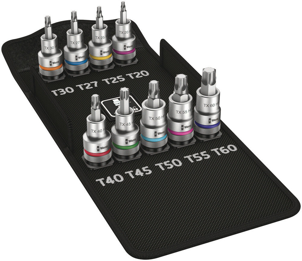 Wera Tools - 8767 C Hf Tx 1 Zyklop Bit Socket Set With 1/2