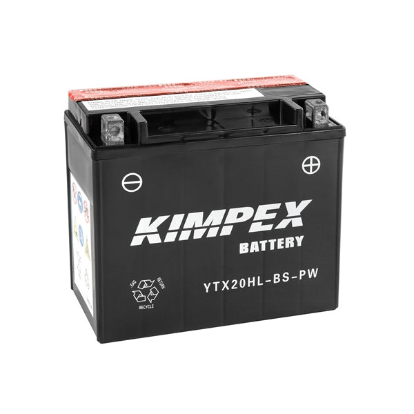 Kimpex - AGM Battery Maintenance Free High Performance (YTX20HL-BS-PW)