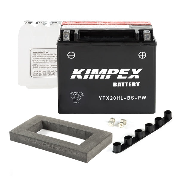 Kimpex - AGM Battery Maintenance Free High Performance (YTX20HL-BS-PW)