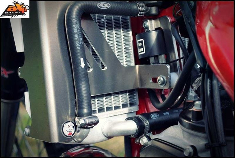 AXP - Radiator Braces - Fits Beta 250 / 300RR 2014 - 2017 - Red Spacers