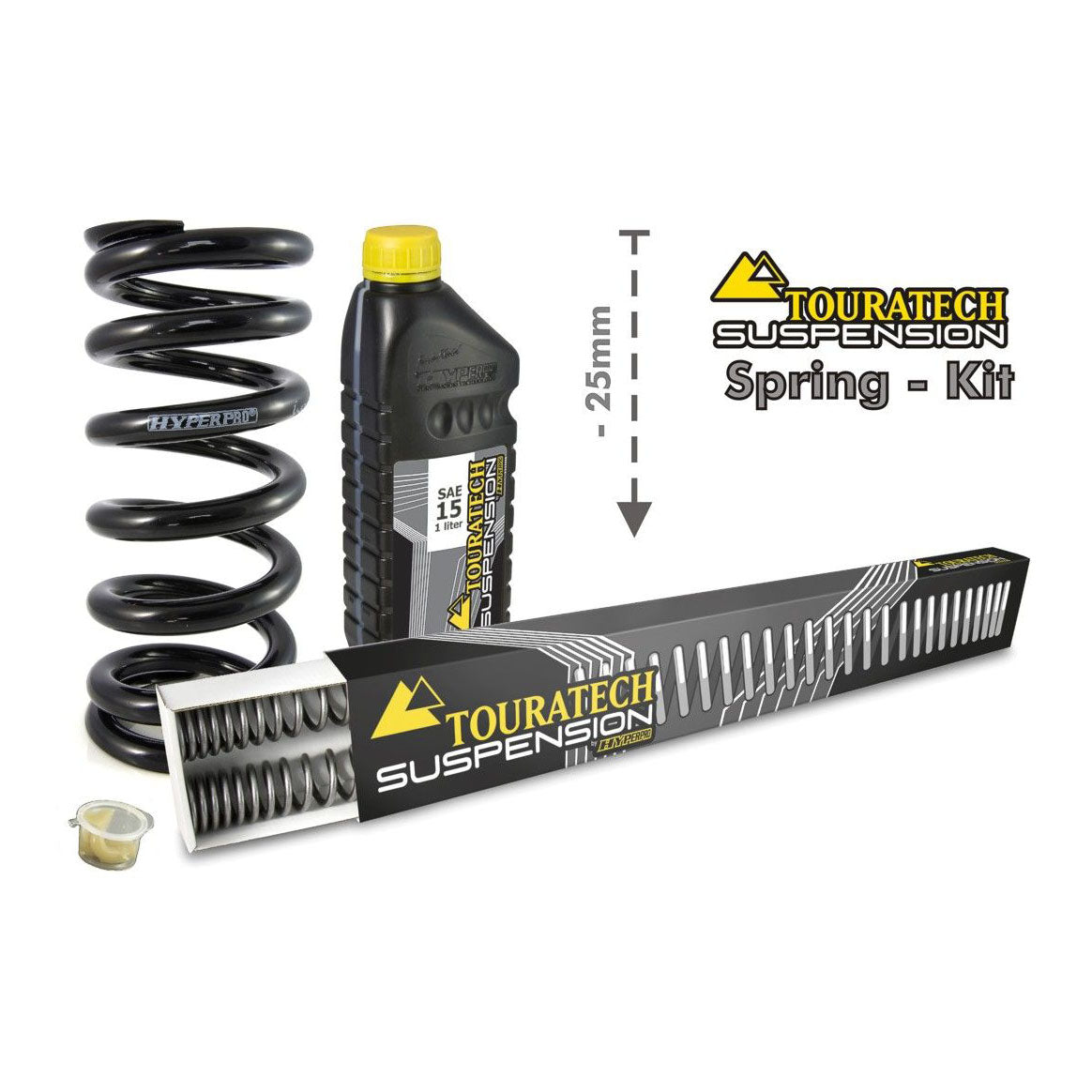 Touratech - 25mm Lowering Progressive Fork & Shock Springs - Honda Africa Twin CRF1100L ATAS with EERA