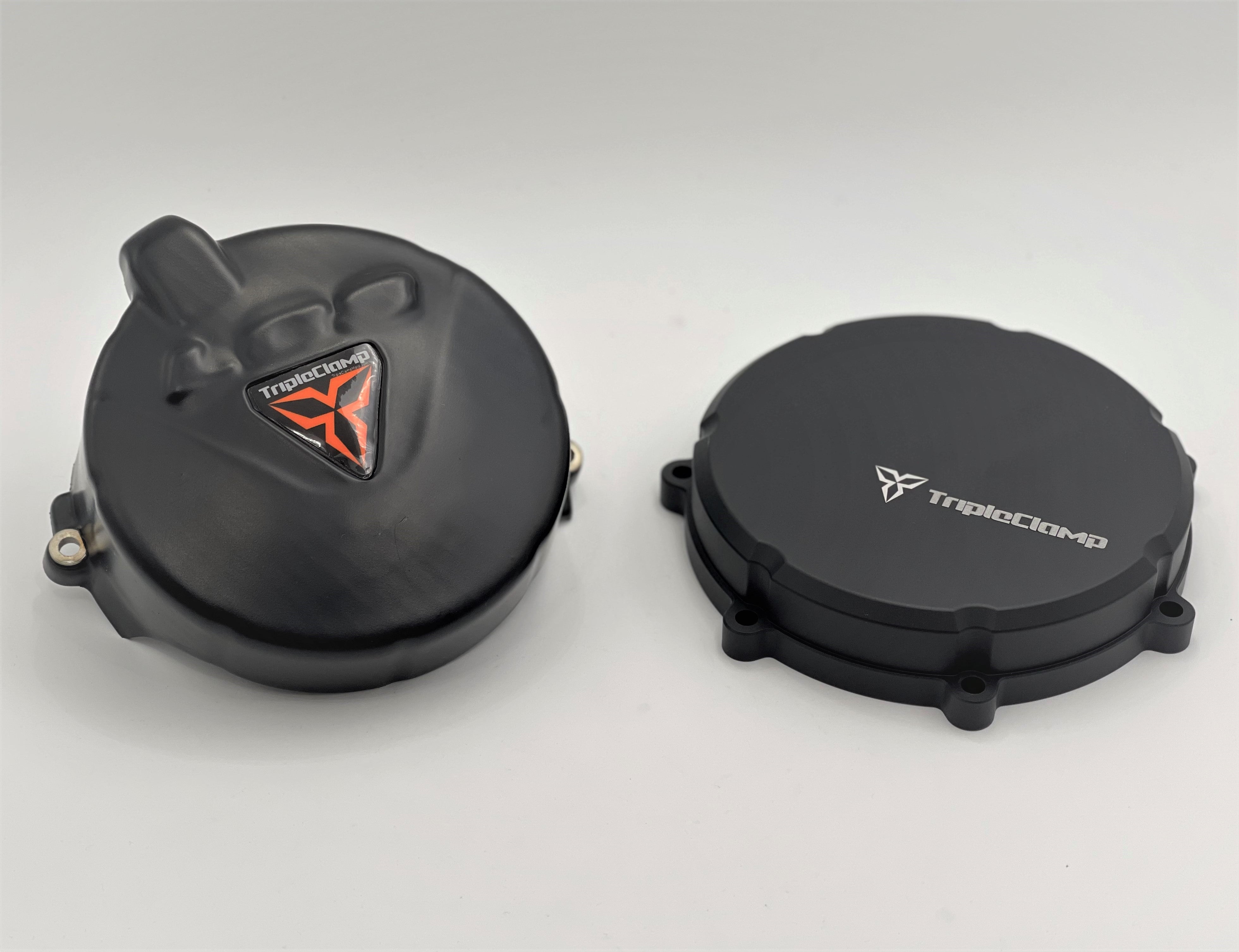 KTM 950/990 ultimate Engine Covers set - Billet aluminum and HDPE