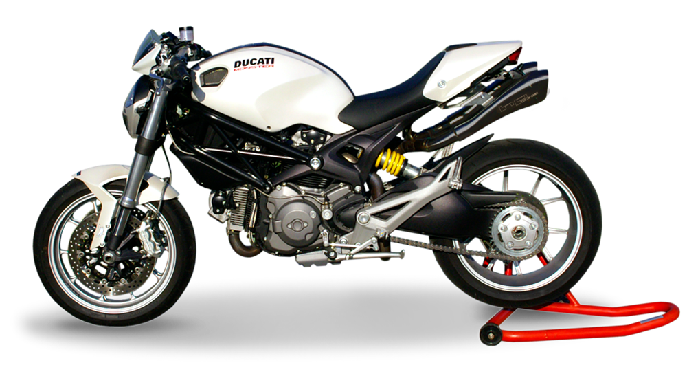 HPCorse - Hydroform Muffler for Ducati Monster 1100 (2010-2014), 769 (2010-2014), 696 (2008-2014)