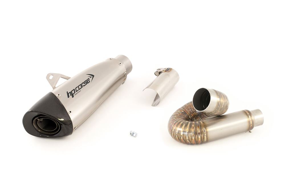 HPCorse - EvoXtreme 260mm Muffler for Ducati Monster 797 (Curved Link Arm)
