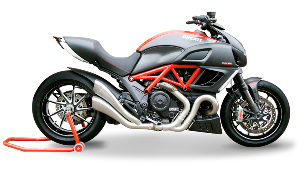 HPCorse - Hydroform Muffler for Ducati Diavel, 2011-2016