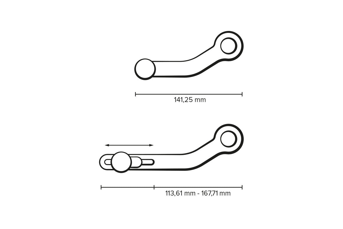 SW-Motech - Adjustable Gear Level for BMW F650/700/800 GS/Adventure
