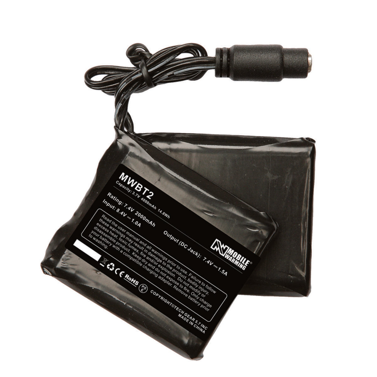 Mobile Warming - Unisex 7.4V Battery Powered Heated Glove Liner (Bluetooth Enabled)