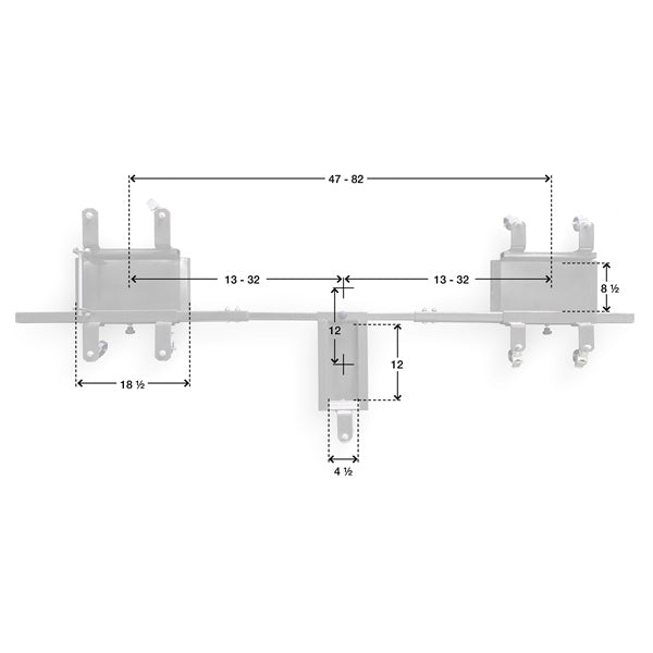 Kimpex - Long Motorcycle Dolly Transportation Stand-ZD04806-G