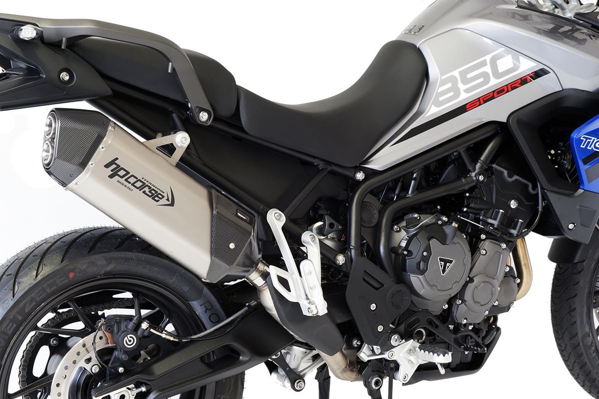 HPCorse - SPS-Carbon 350 Exhaust for Triumph Tiger 850-900