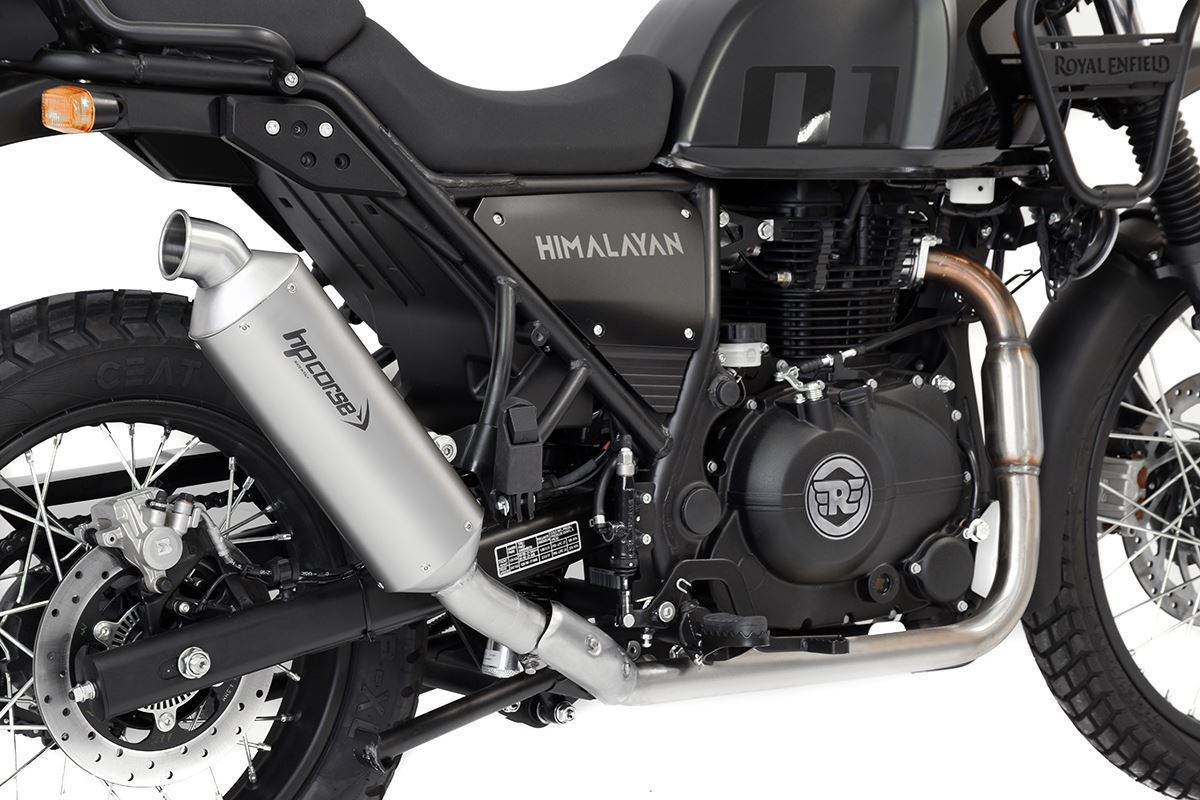 HPCorse - SP-1 Short Exhaust for Royal Enfield Hymalayan 2021-2023