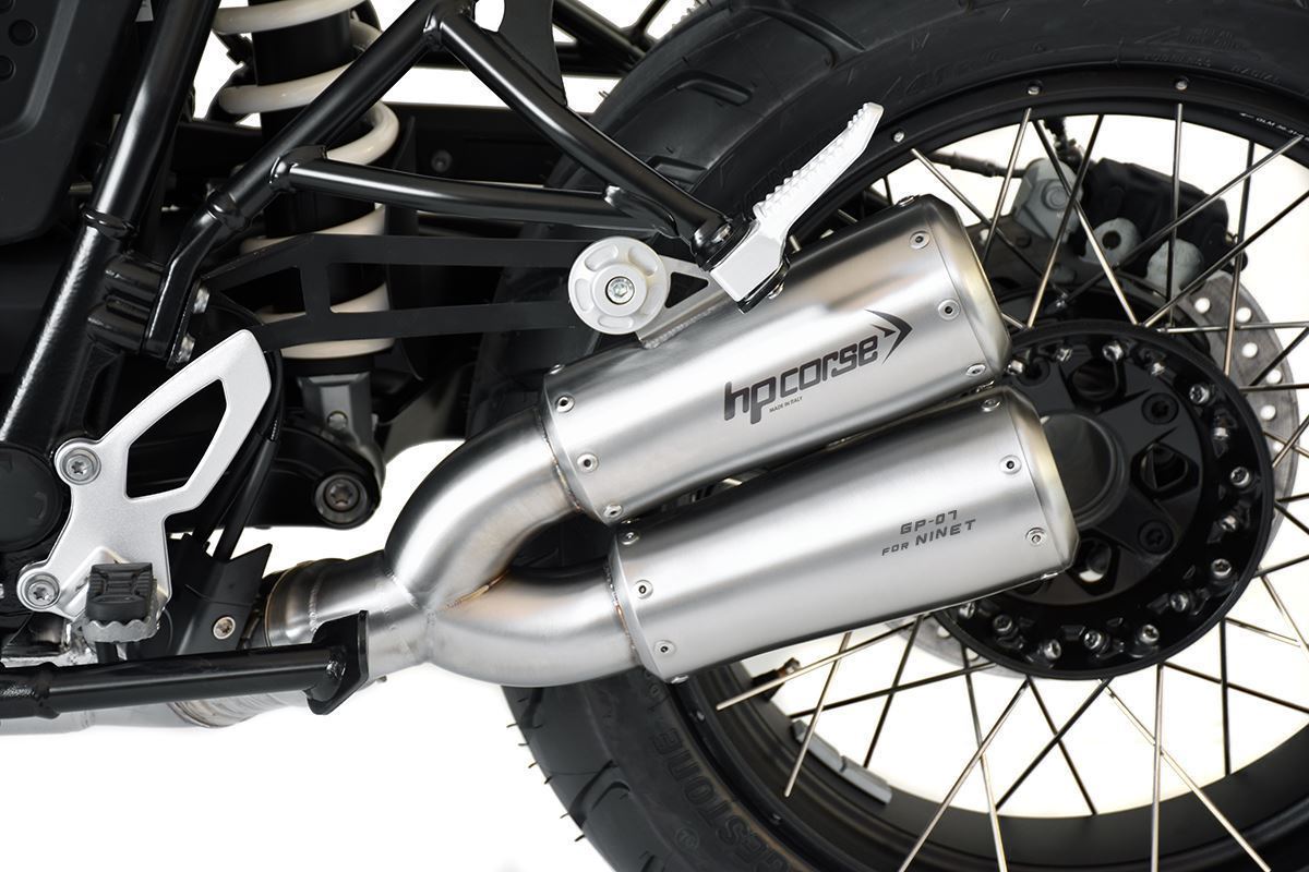 HPCorse - 1 into 2 GP07 Exhaust for BMW R Nine T 2021-Up