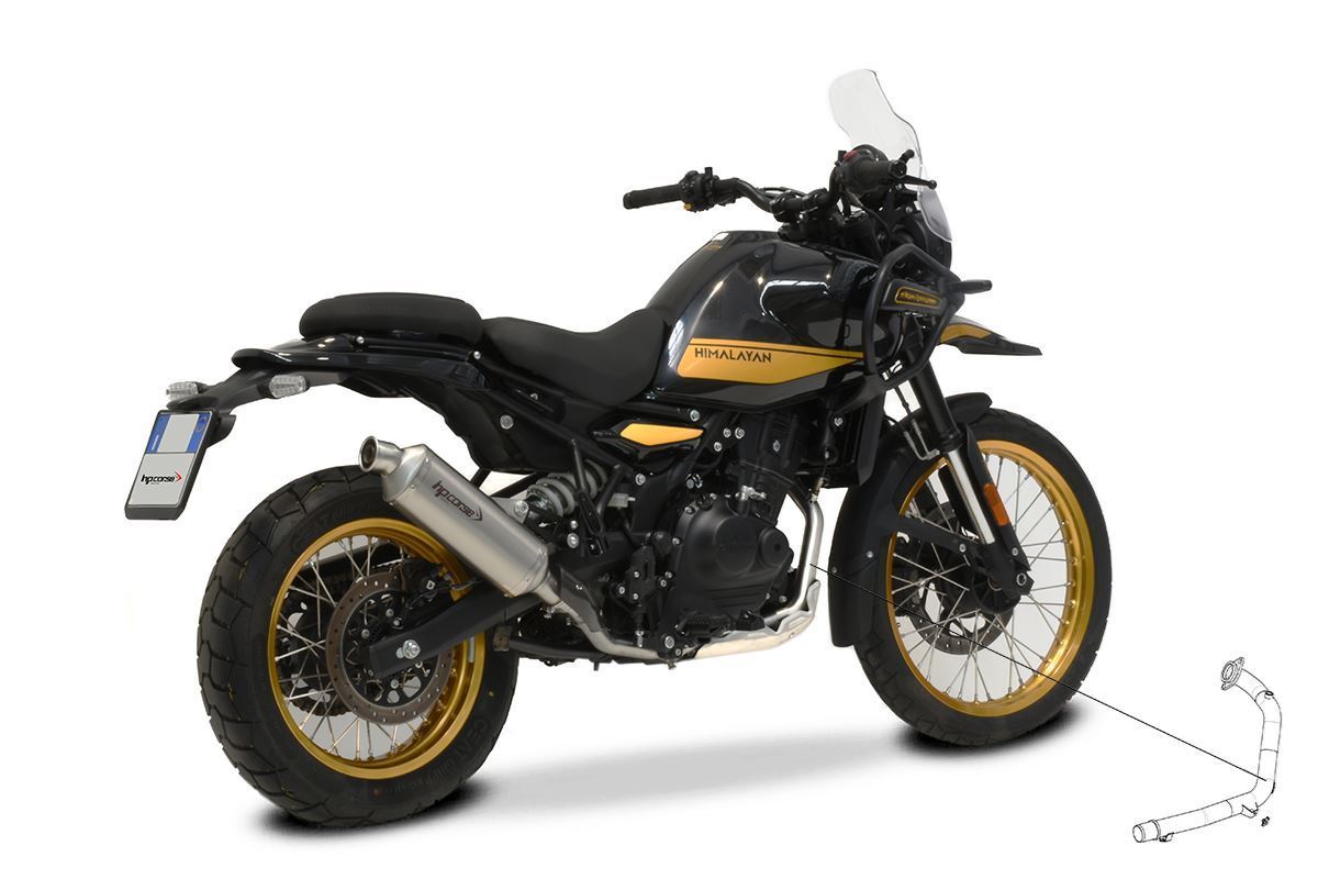 HPCorse - Front Header Decatalyzer for Royal Enfield Himalayan 450 2025