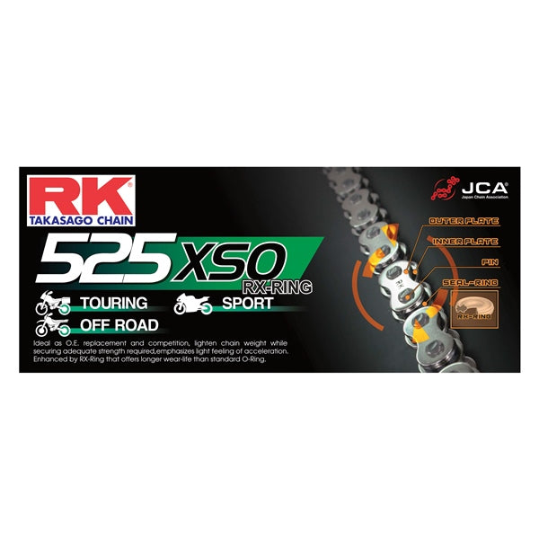 RKexcel-525XSO X 110 GOL RK CHAIN GB525XSO-110 681319438854