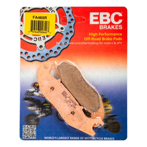 EBC-FA465R EBC BRAKE PAD FT FA465R 847943026403
