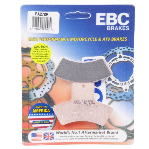 EBC-FA270R EBC BRAKE PAD FA270R 840655069430