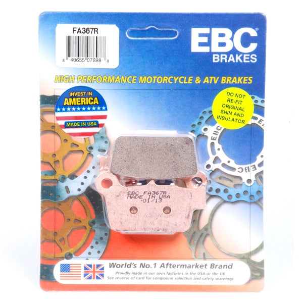 EBC-FA367R EBC BRAKE PAD RR FA367R 840655076988
