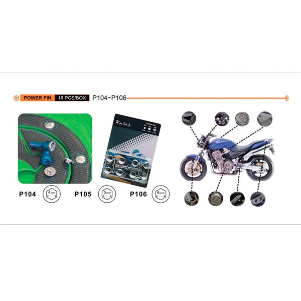 Keiti - Power Pin Bolt Cap