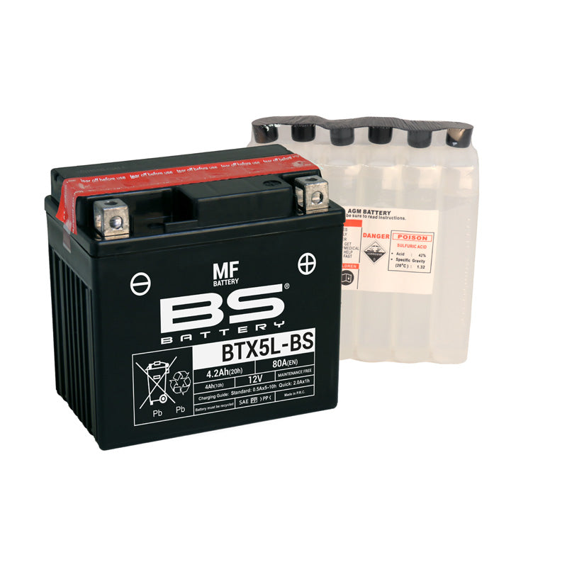 BS Battery - BS MF - BTX5L-BS (YTX5L-BS)
