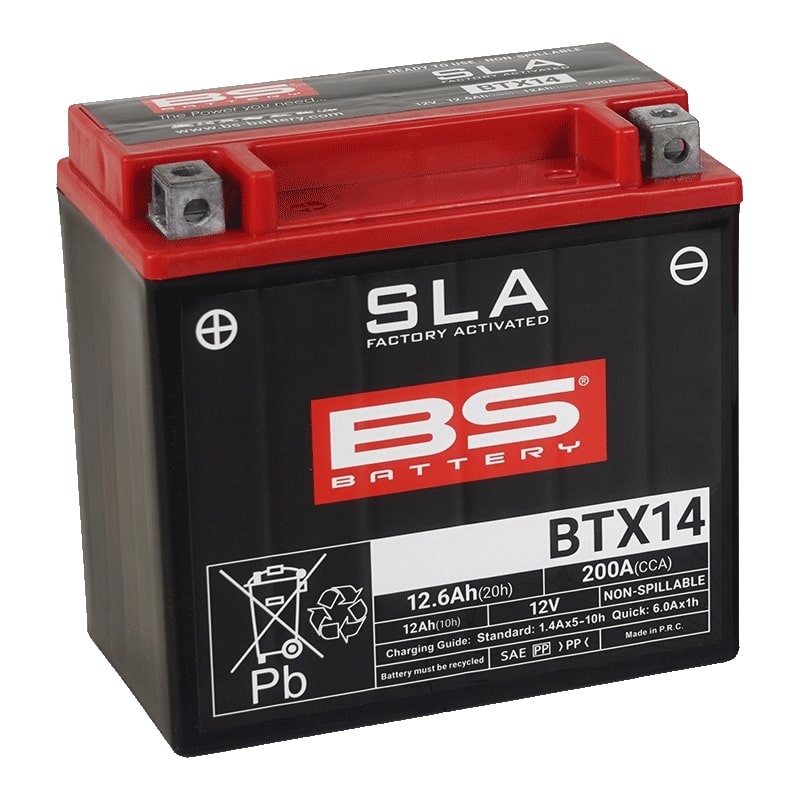 BS Battery - BS SLA - BTX14 (YTX14)