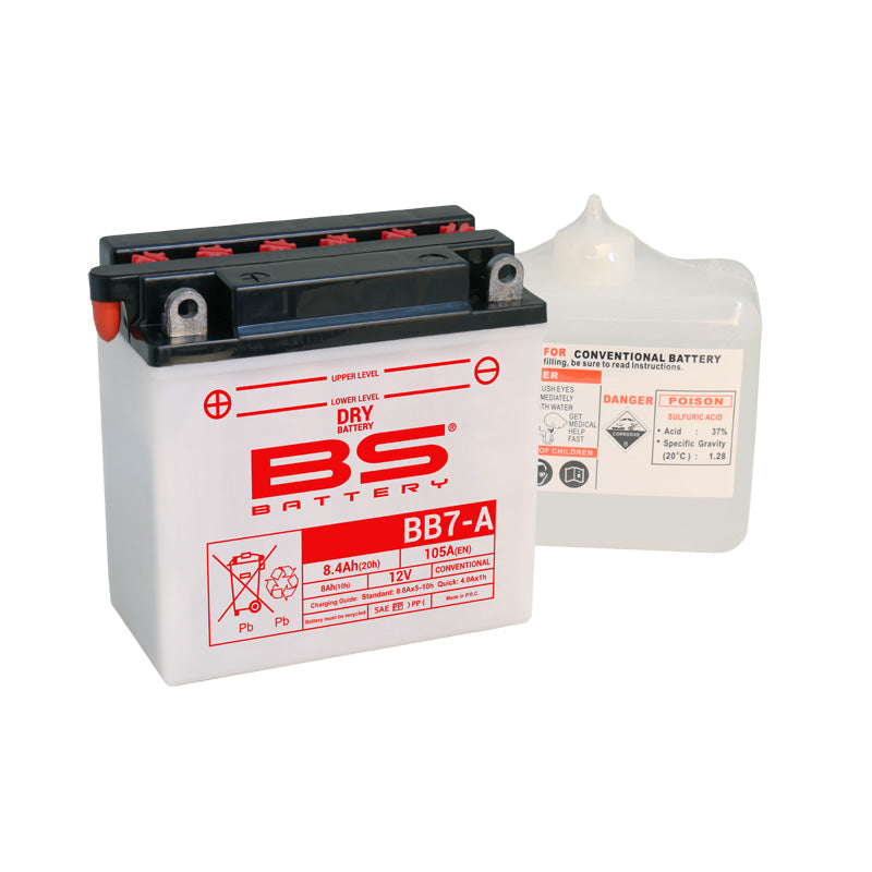 BS Battery - BS DRY - BB7-A (With Acid Pack) (YB7-A)
