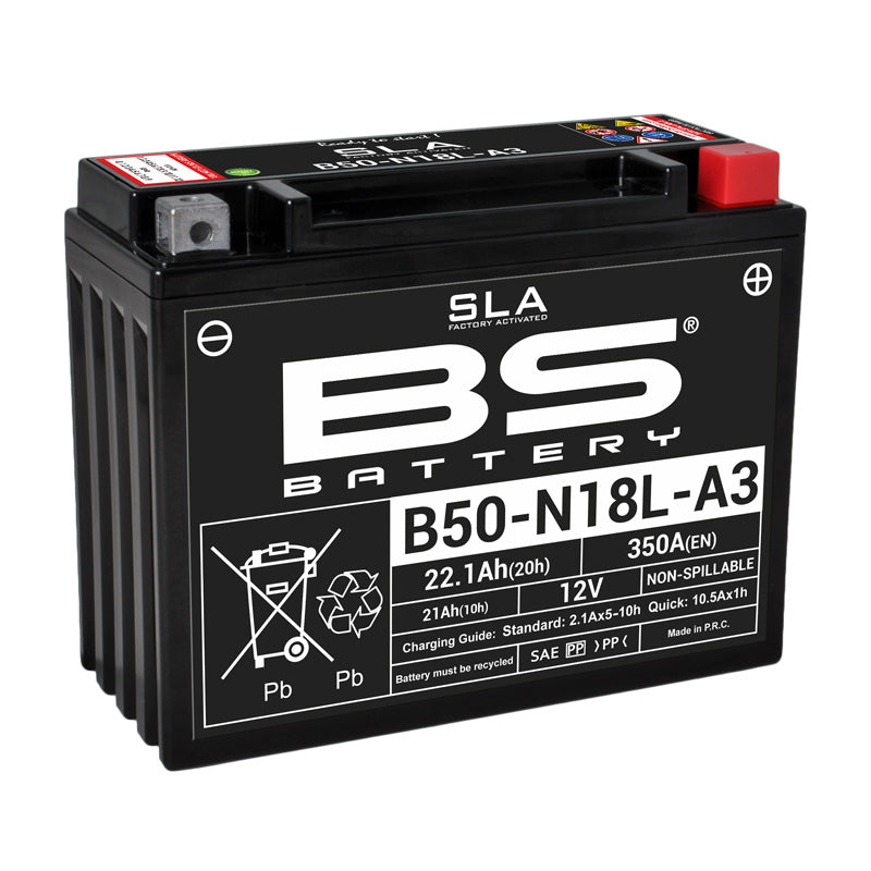 BS Battery - BS DRY - B50-N18L-A3 (With Acid Pack)
