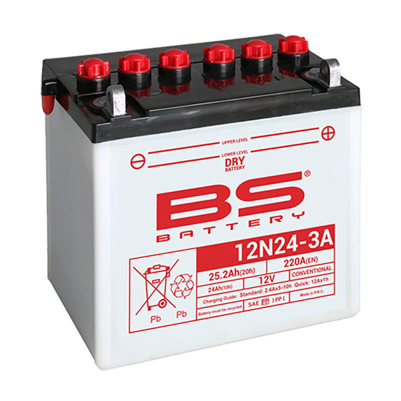 BS Battery - BS DRY - 12N24-3A (With Acid Pack)
