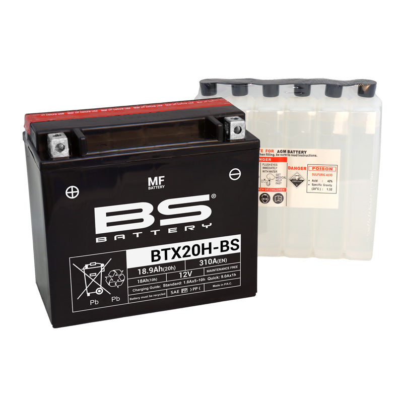 BS Battery - BS MF - BTX20H-BS (YTX20H-BS)