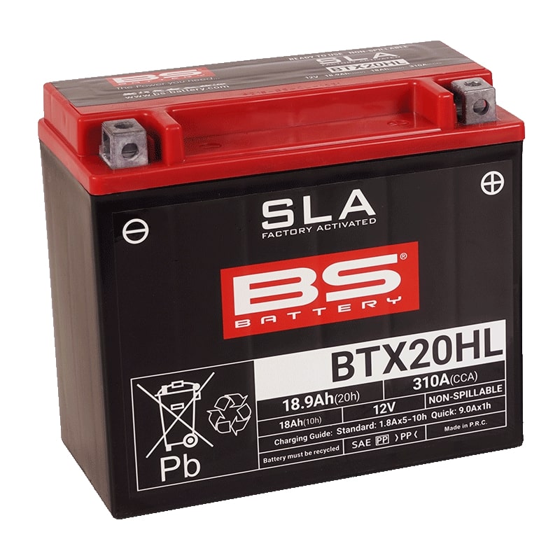 BS Battery - BS SLA - BTX20HL (FA) (YTX20HL)