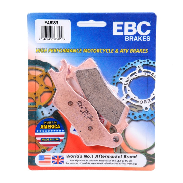 EBC-FA618R EBC BRAKE PAD FA618R 847943052655