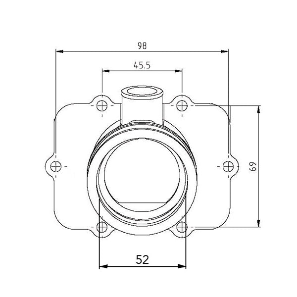 Kimpex-CARBURETOR FLANGE BRP 420-867-805 6718722210570
