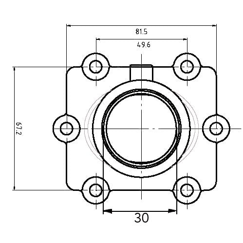 Kimpex-CARBURETOR FLANGE A/C 3005-147 