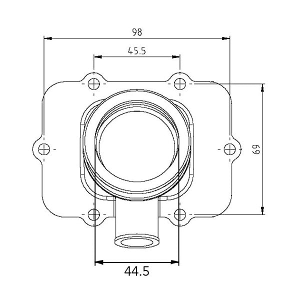 Kimpex-CARBURETOR FLANGE BRP 420-867-885 