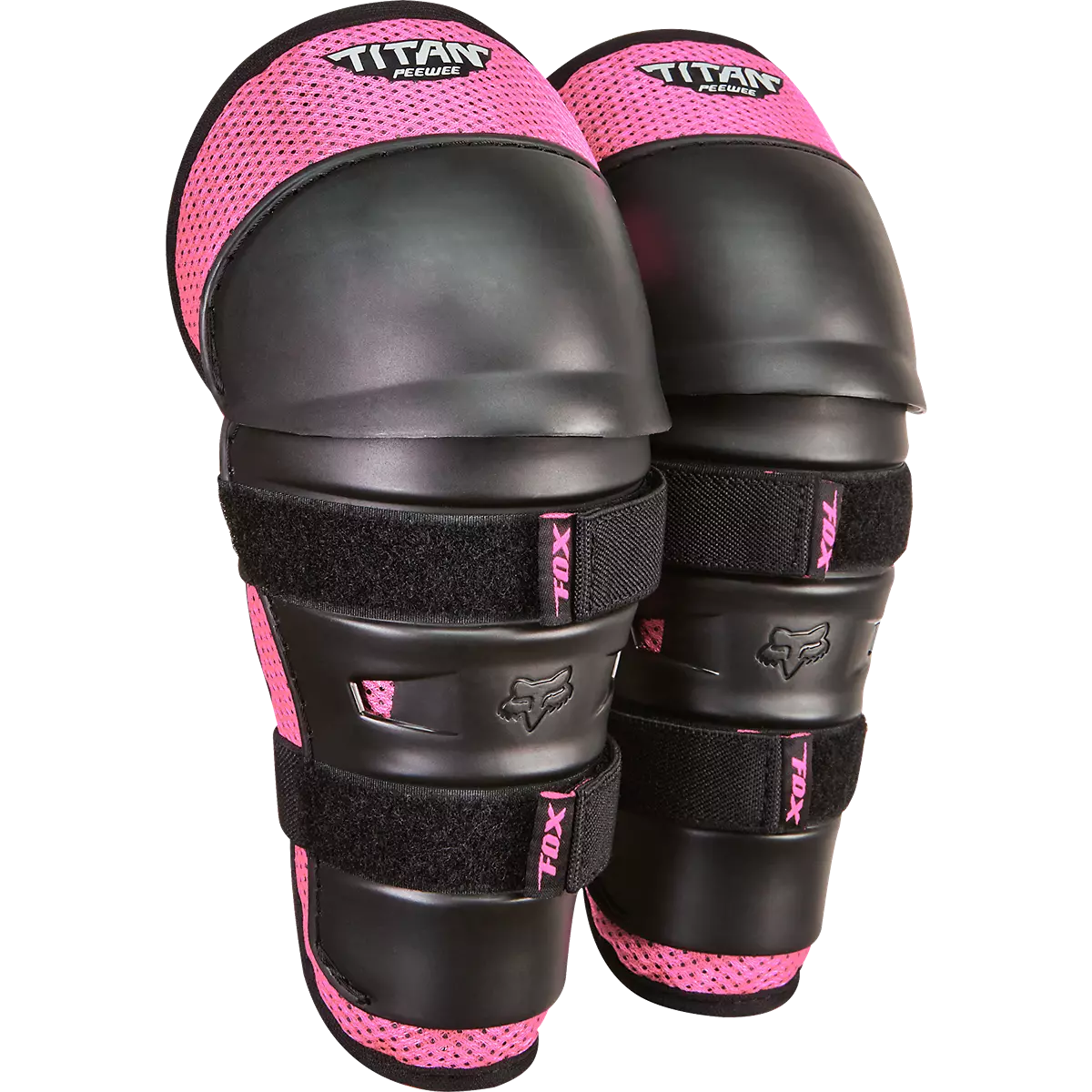 Fox Racing - Peewee Titan Knee/Shin Guard-Black/Pink (08037-285)