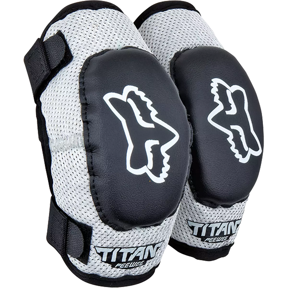 Fox Racing - Peewee Titan Elbow Guard-Black/Silver (08039-464)