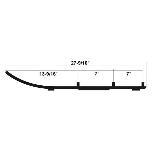 Kimpex-CARBIDE WEARBAR SINGLE 90D QTY2 POL 371878 