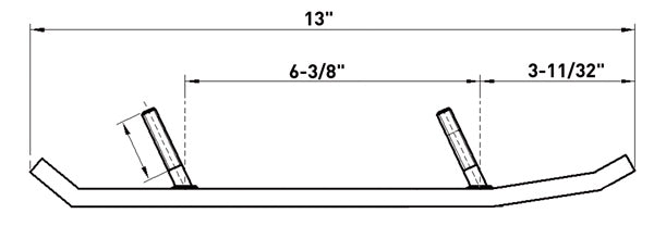 Kimpex-CARBIDE RUNNERS 90DEG SKI-DOO KIMPEX 371925 779423079077