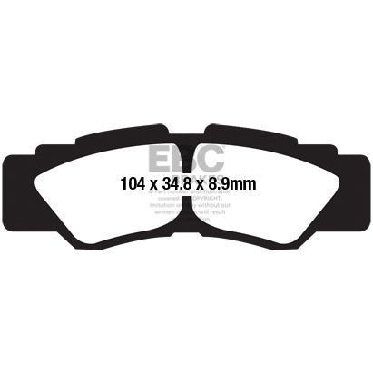 EBC-SXR677HH BRAKE PAD EBC SXR677HH 889668168914