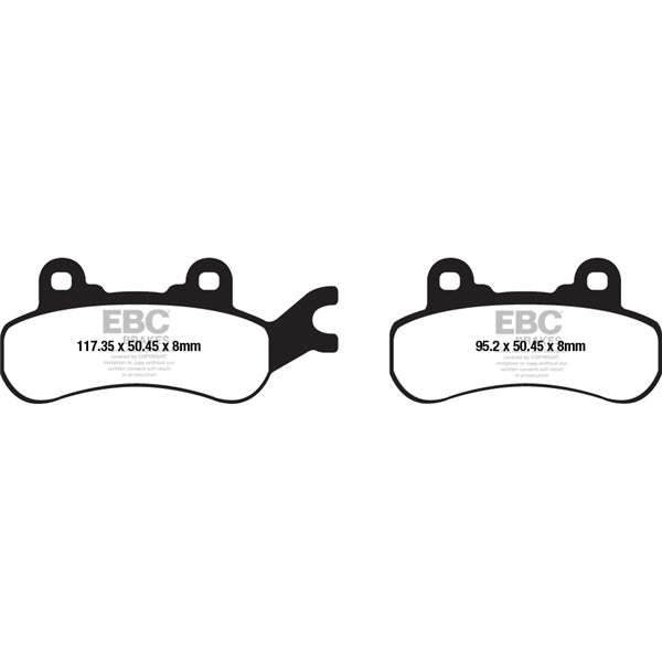 EBC-SXR682HH BRAKE PAD EBC SXR682HH 889668169607