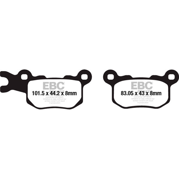 EBC-FA685SV EBC BRAKE PAD ARR/DR C-AM FA685SV 889668182538