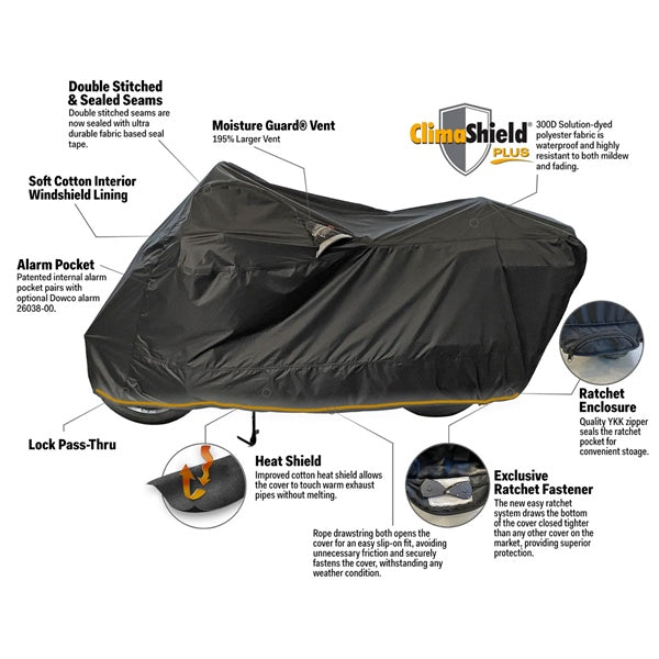 Dowco-COVER MOTO WEATHERALL PLUS BK 2XL DOWCO 52005-02 830460006881