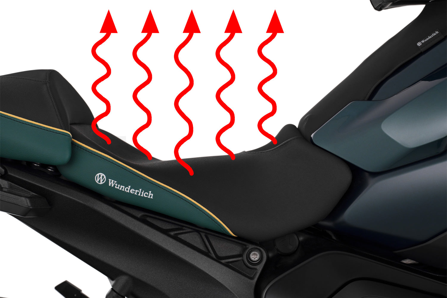 Wunderlich AKTIVKOMFORT rider seat - with seat heating Smart Plug & Play R 1300 GS-13111-004