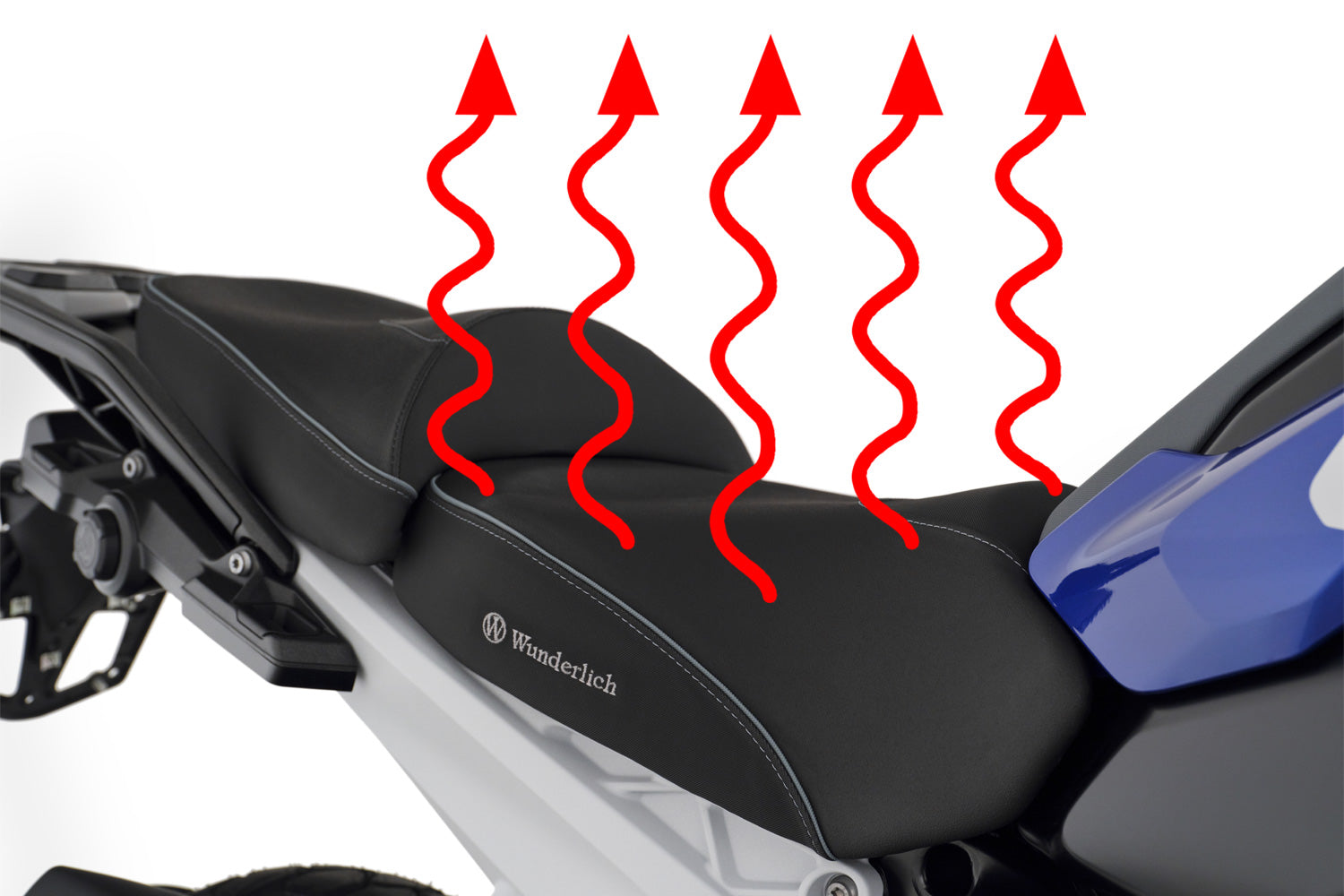 Wunderlich AKTIVKOMFORT rider seat - with seat heating Smart Plug & Play R 1300 GS-13112-002