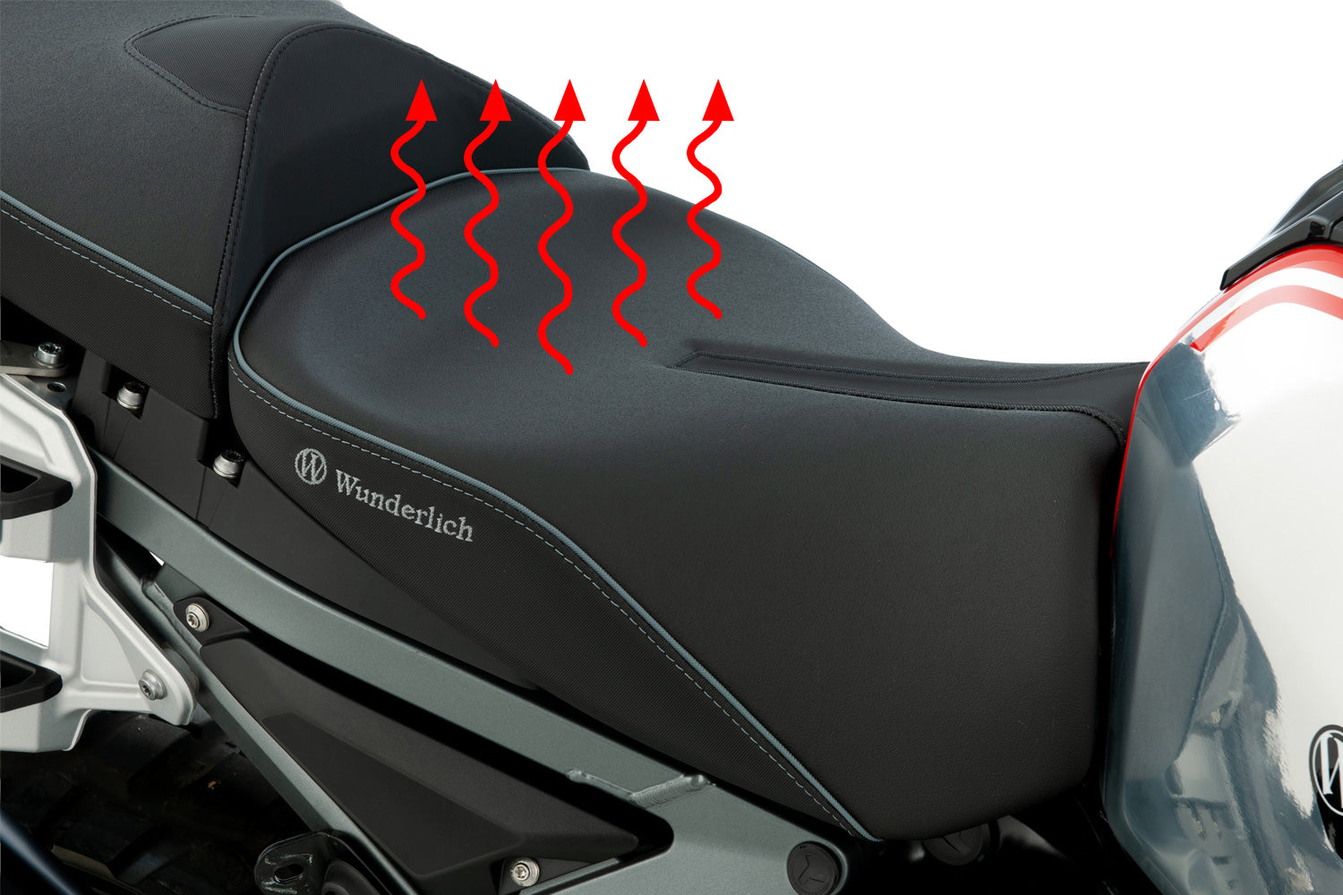 Wunderlich AKTIVKOMFORT Rider Seat with Smart Plug & Play Seat Heating R 1300 GS Adv.-13134-002