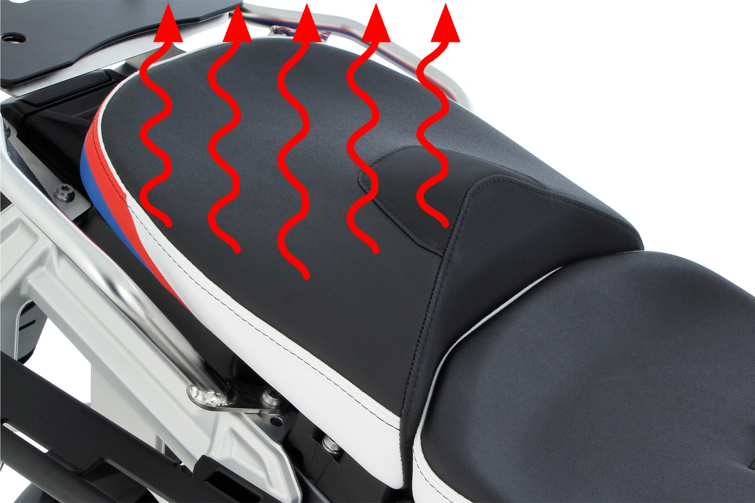 Wunderlich - Aktivkomfort Passenger Seat with Smart Plug & Play Seat Heating for R 1300 GS ADV