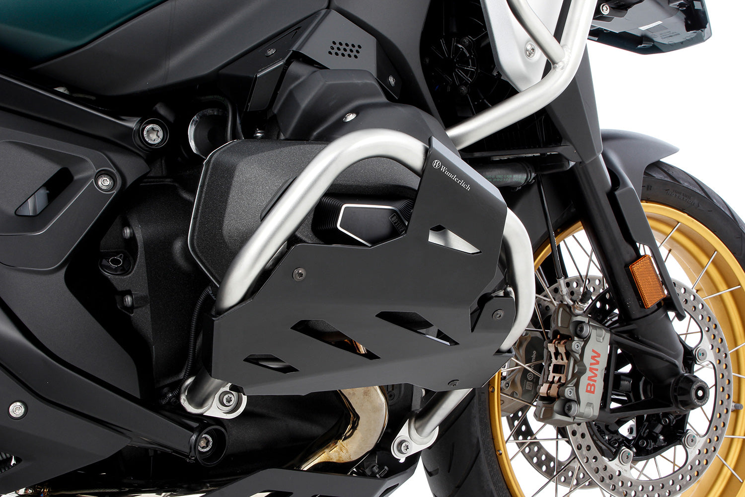 Wunderlich cylinder head protection for original engine protection bar R 1300 GS and GS Adventure - complete your BMW ✔ Premium components