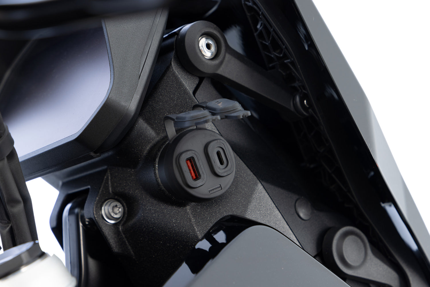 Wunderlich - Dual USB / USB-C Socket with Socket Relocation for the R 1300 GS Adventure